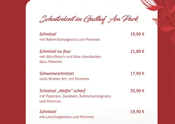 Es ist Schnitzelzeit